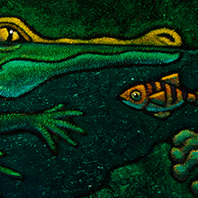 Detail of Crocodile Print